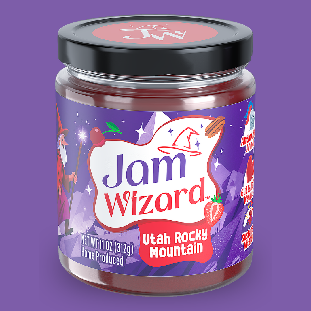 Utah Rocky Mountain Jam: Superfood Cherries, Berries & Pecan Utah Rocky Mountain Jam: Superfood Cherries, Berries & Pecan