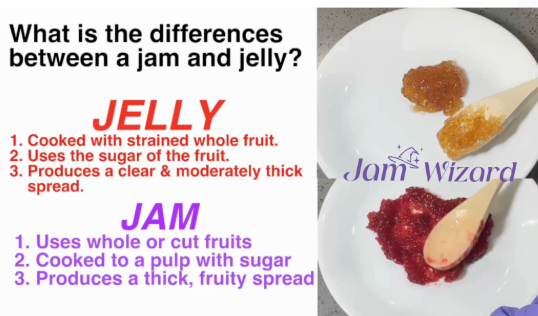 What is the differences between a jam and jelly?