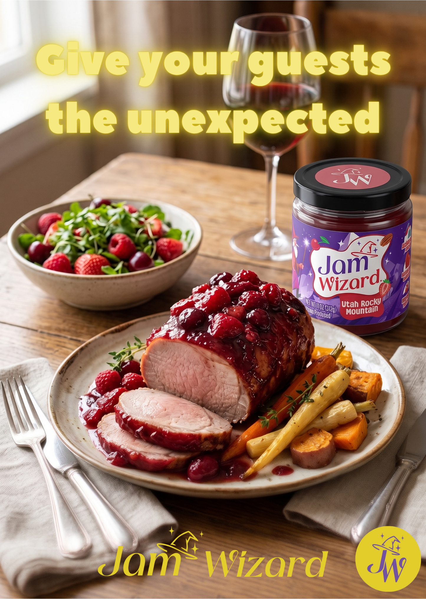 what is a unique use of jam on food