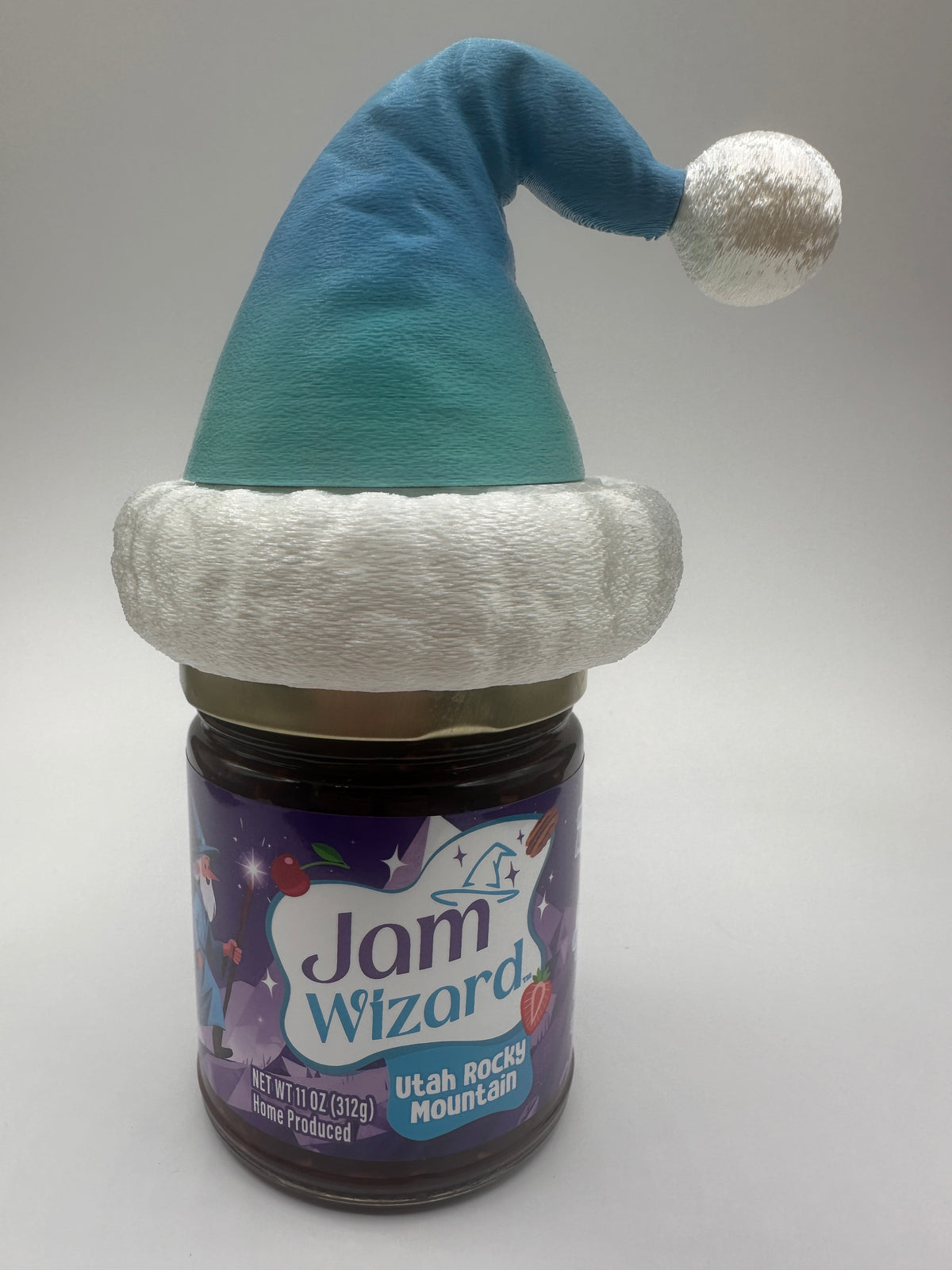 Santa Hats Lid Toppers