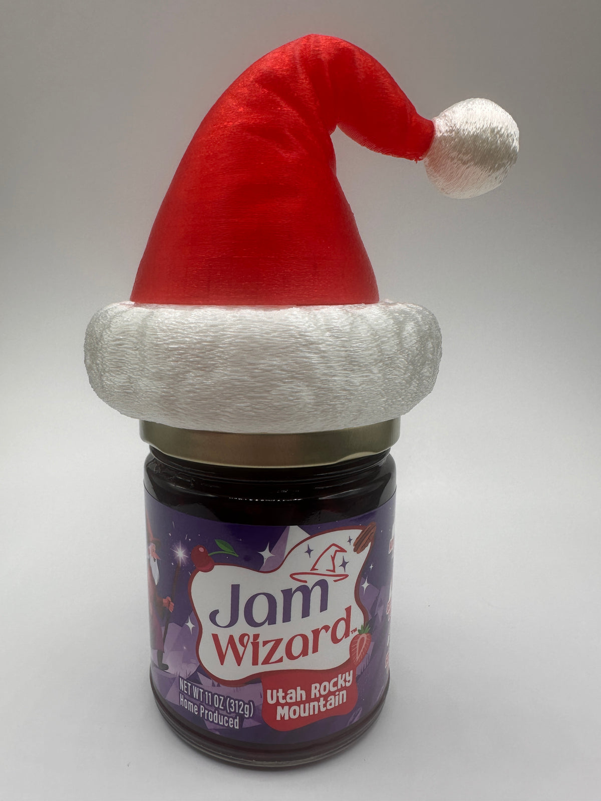 Santa Hats Lid Toppers