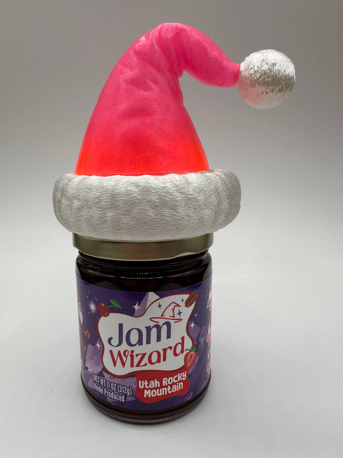 Santa Hats Lid Toppers