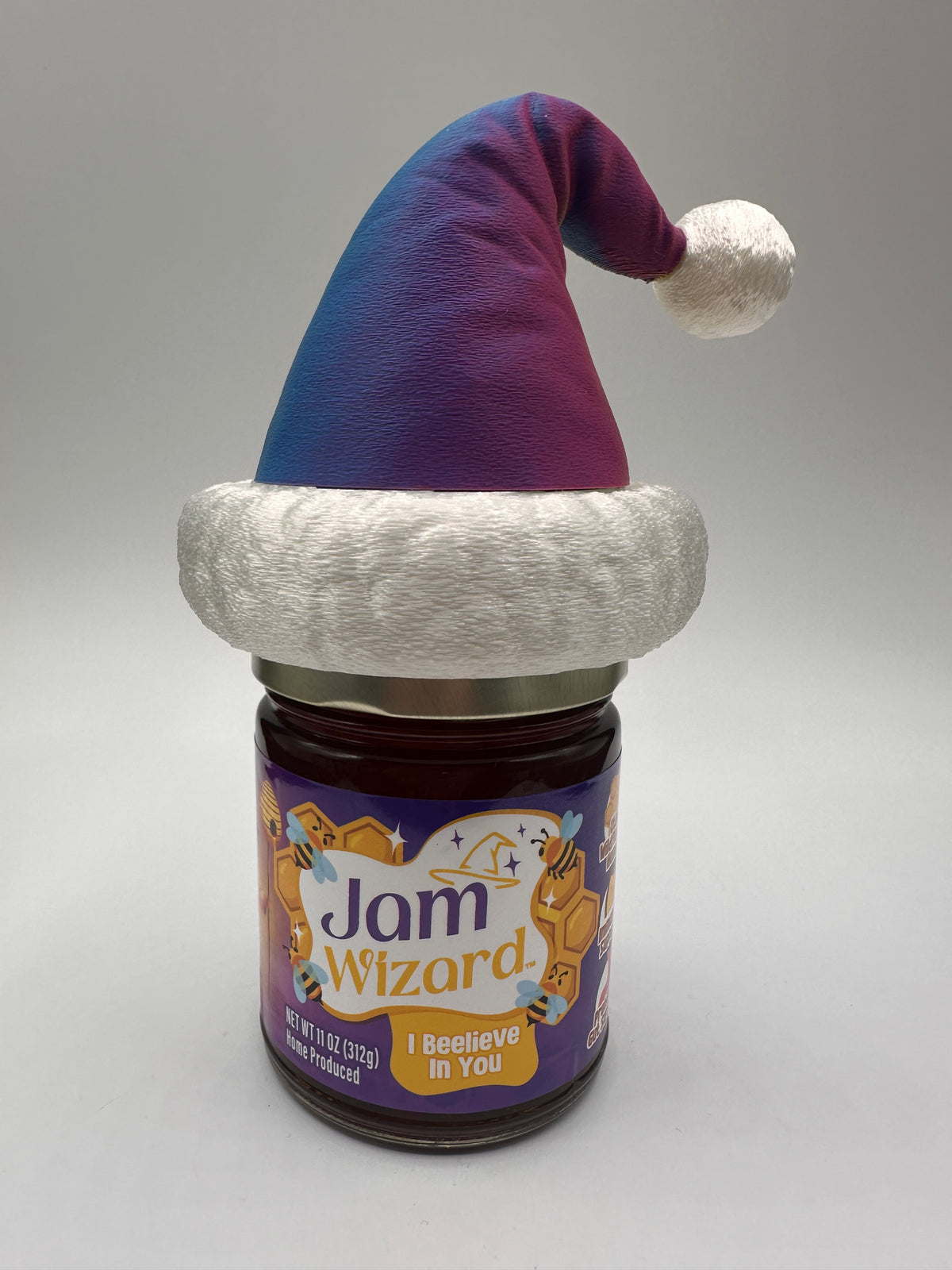 Santa Hats Lid Toppers