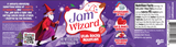 superfood jam label